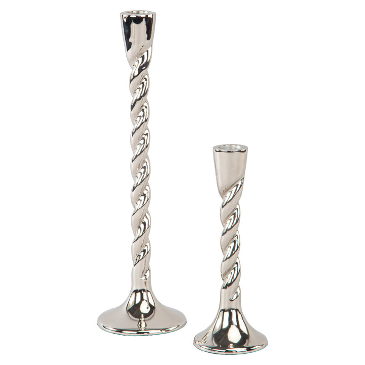 Crillon Candle Holder - Silver