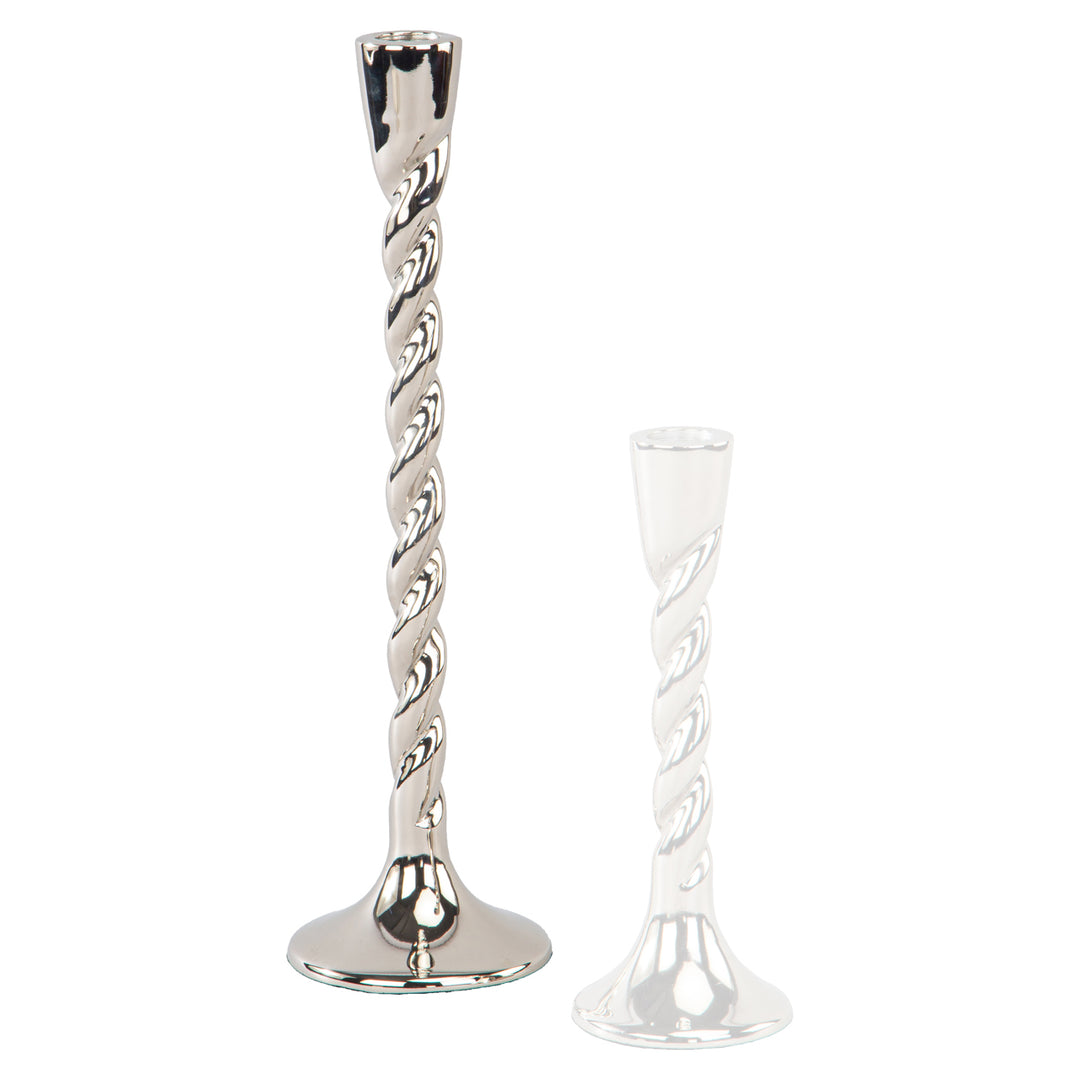 Crillon Candle Holder - Silver