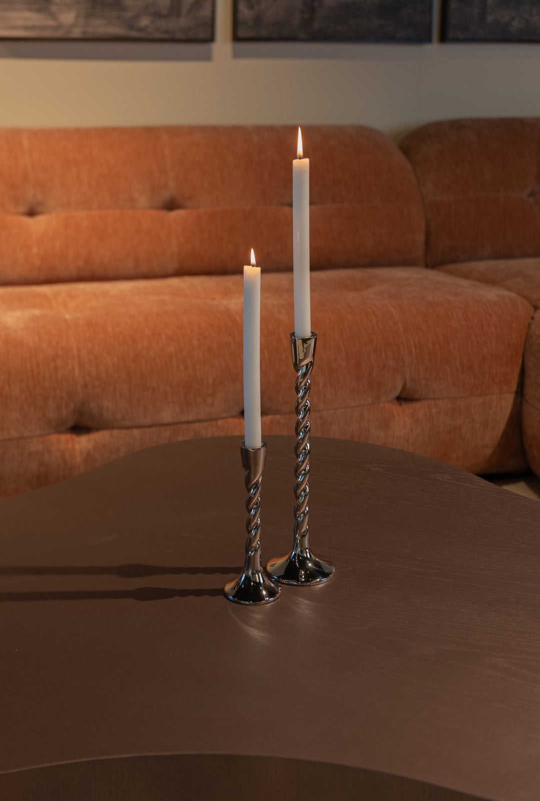 Crillon Candle Holder - Silver