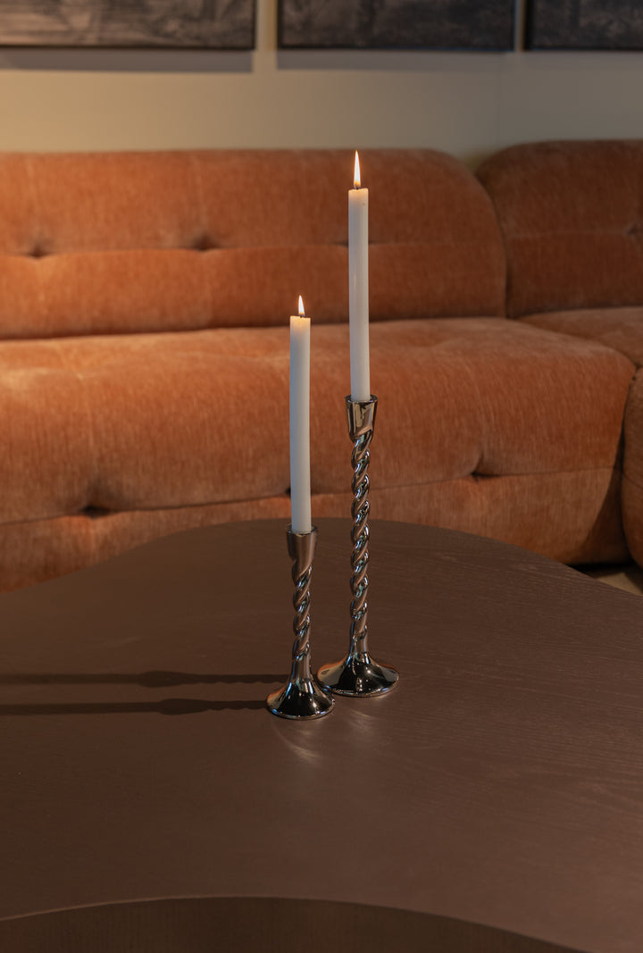 Crillon Candle Holder - Silver