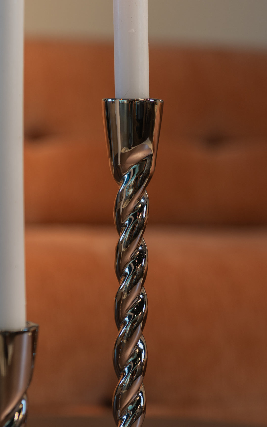 Crillon Candle Holder - Silver