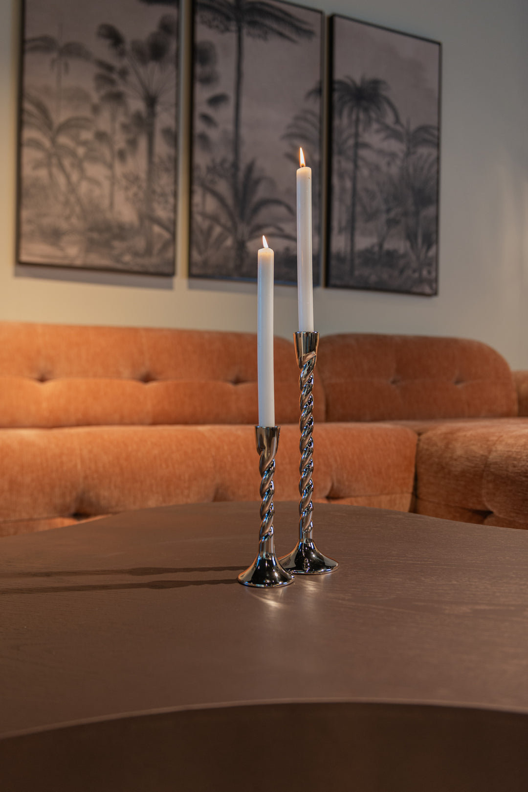 Crillon Candle Holder - Silver