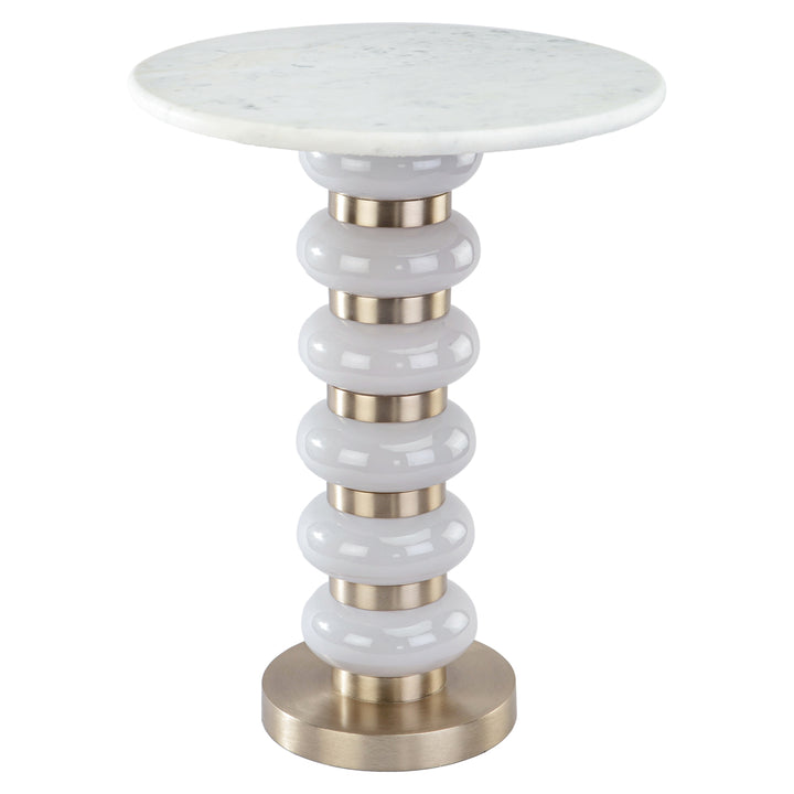 Villeray End Table - White