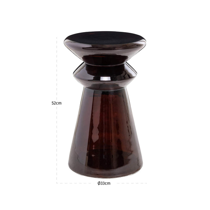 Gordes End Table - Brown