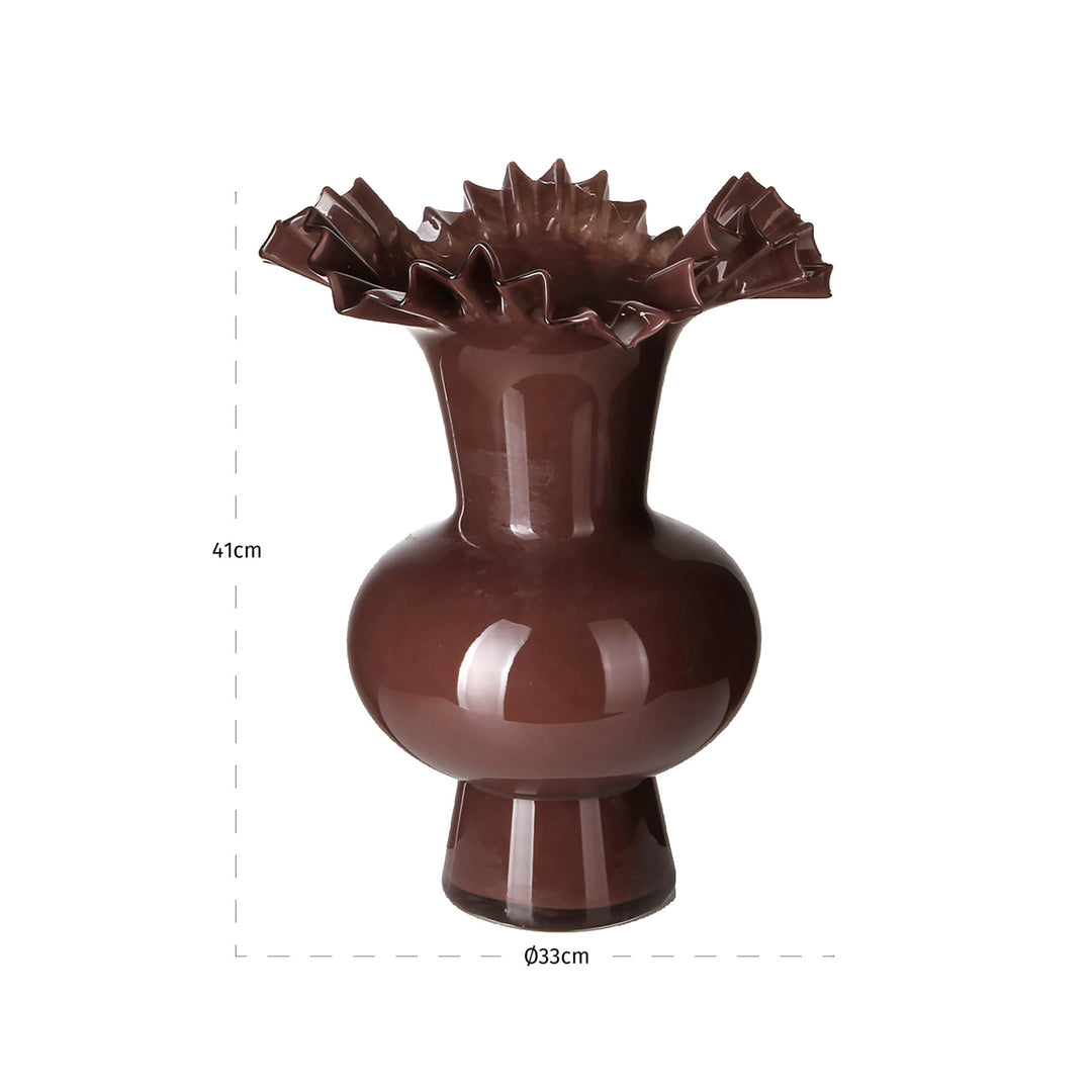 Mira Vase - Brown