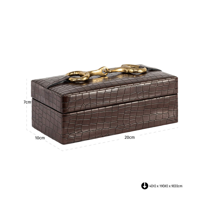 Rex Storage Box - Dark Brown