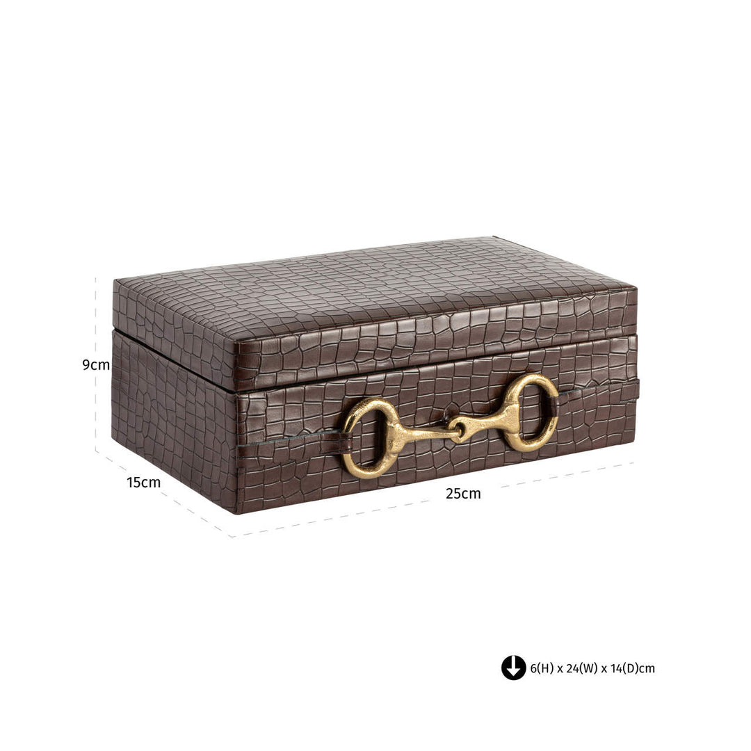 Rex Storage Box - Dark Brown