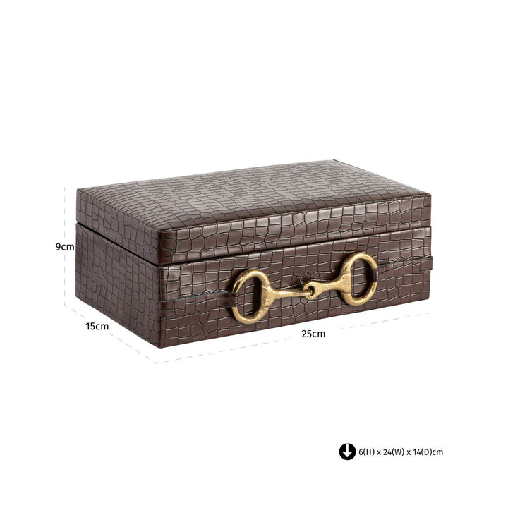 Rex Storage Box - Dark Brown
