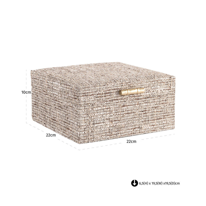 Chalenny Storage Box - Brown