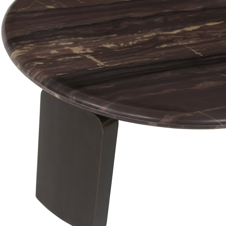 Menton Set of 2 Coffee Tables - Burgundy