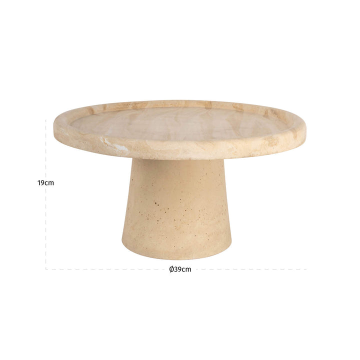 Beccy Cake Stand - Beige