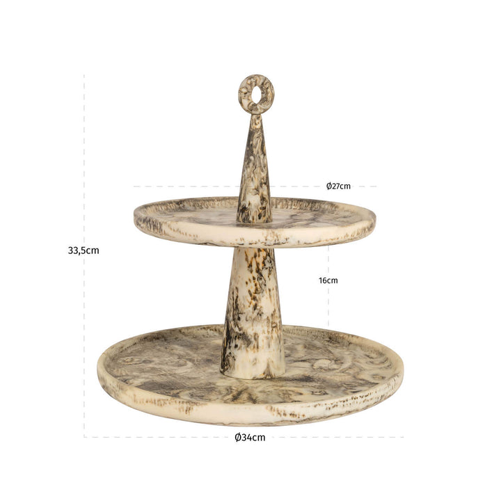 Posy Cake Stand - Natural