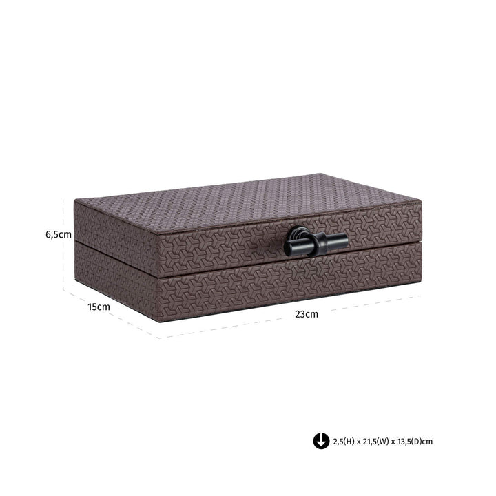 Billie Storage Box - Dark Brown