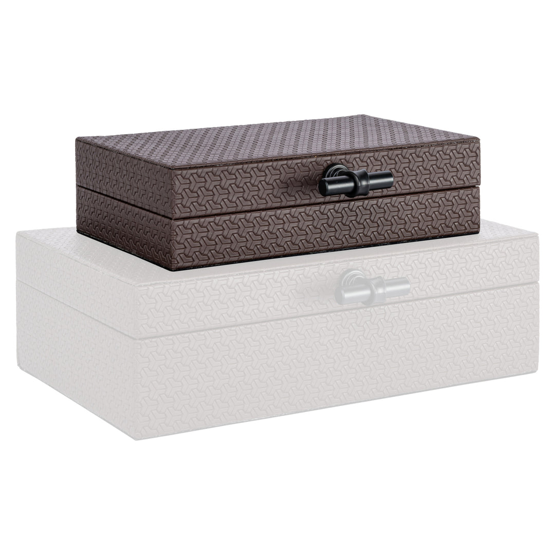 Billie Storage Box - Dark Brown