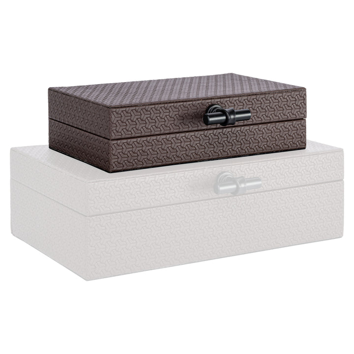 Billie Storage Box - Dark Brown