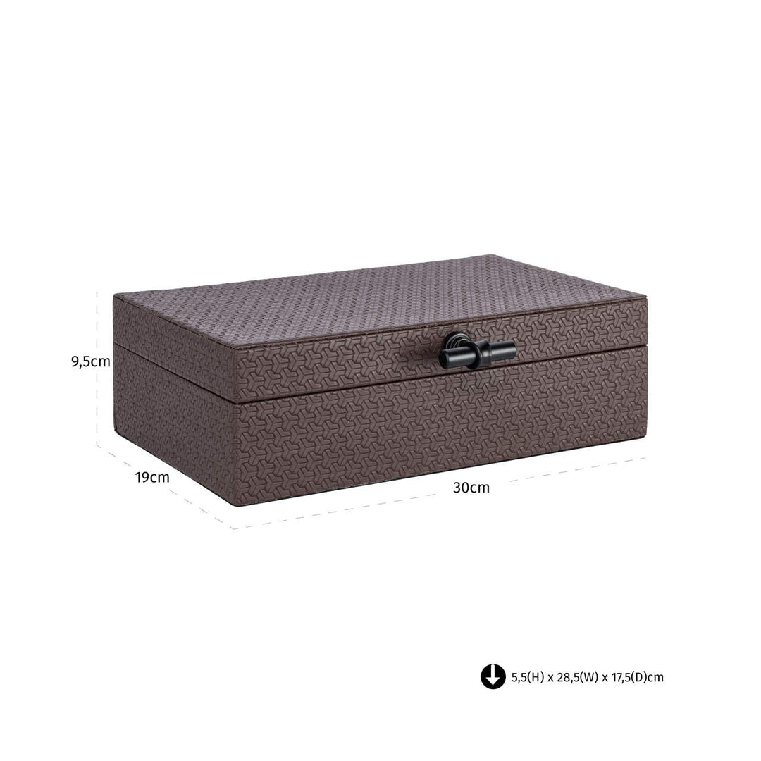 Billie Storage Box - Dark Brown