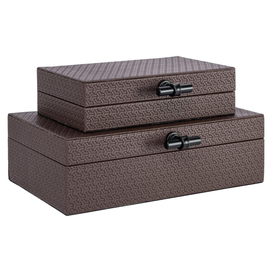 Billie Storage Box - Dark Brown