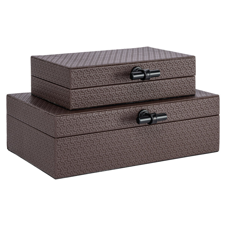 Billie Storage Box - Dark Brown