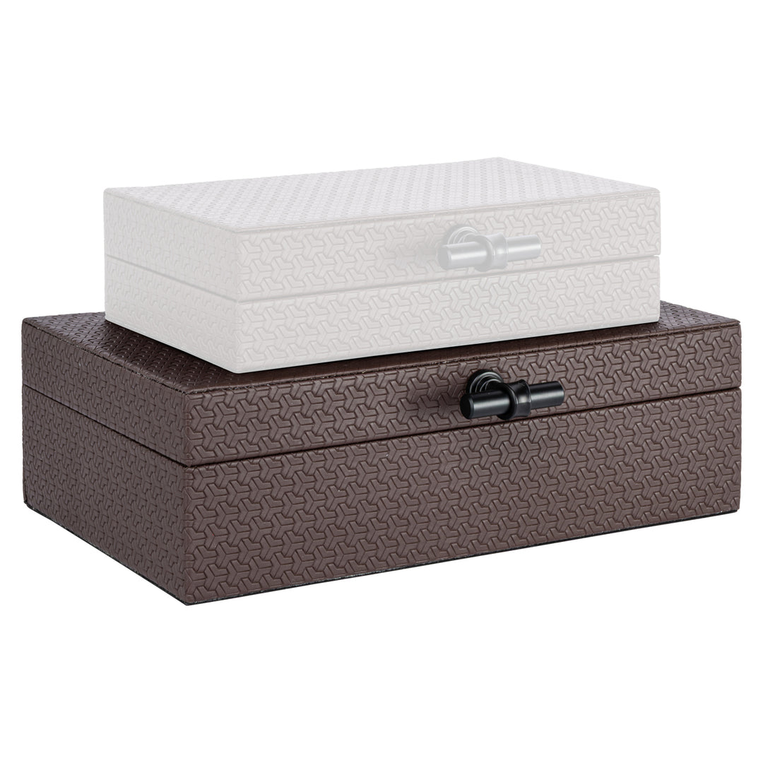 Billie Storage Box - Dark Brown