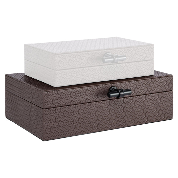 Billie Storage Box - Dark Brown