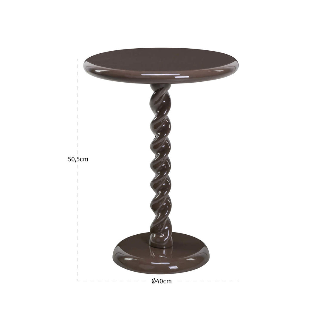 Caspian End Table - Chestnut