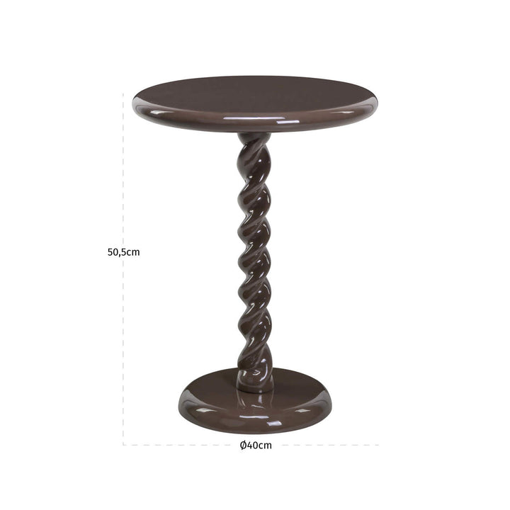 Caspian End Table - Chestnut