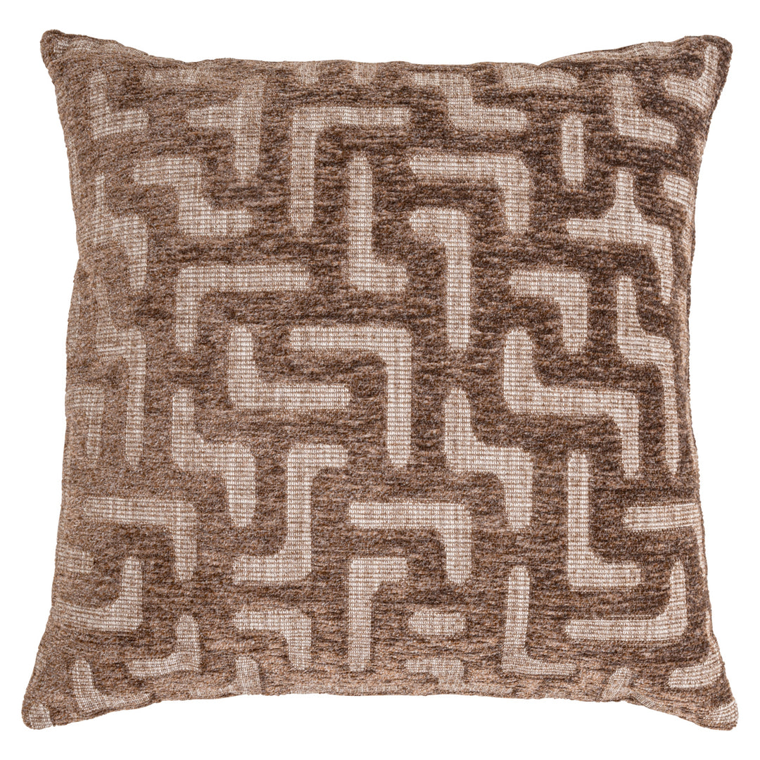 Ivy Cushion - Brown Labyrinth