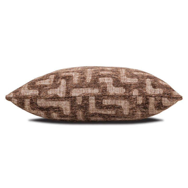 Ivy Cushion - Brown Labyrinth