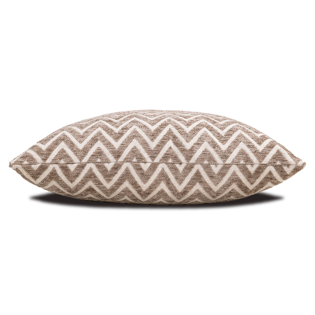 Nino Cushion - Sand Chevron