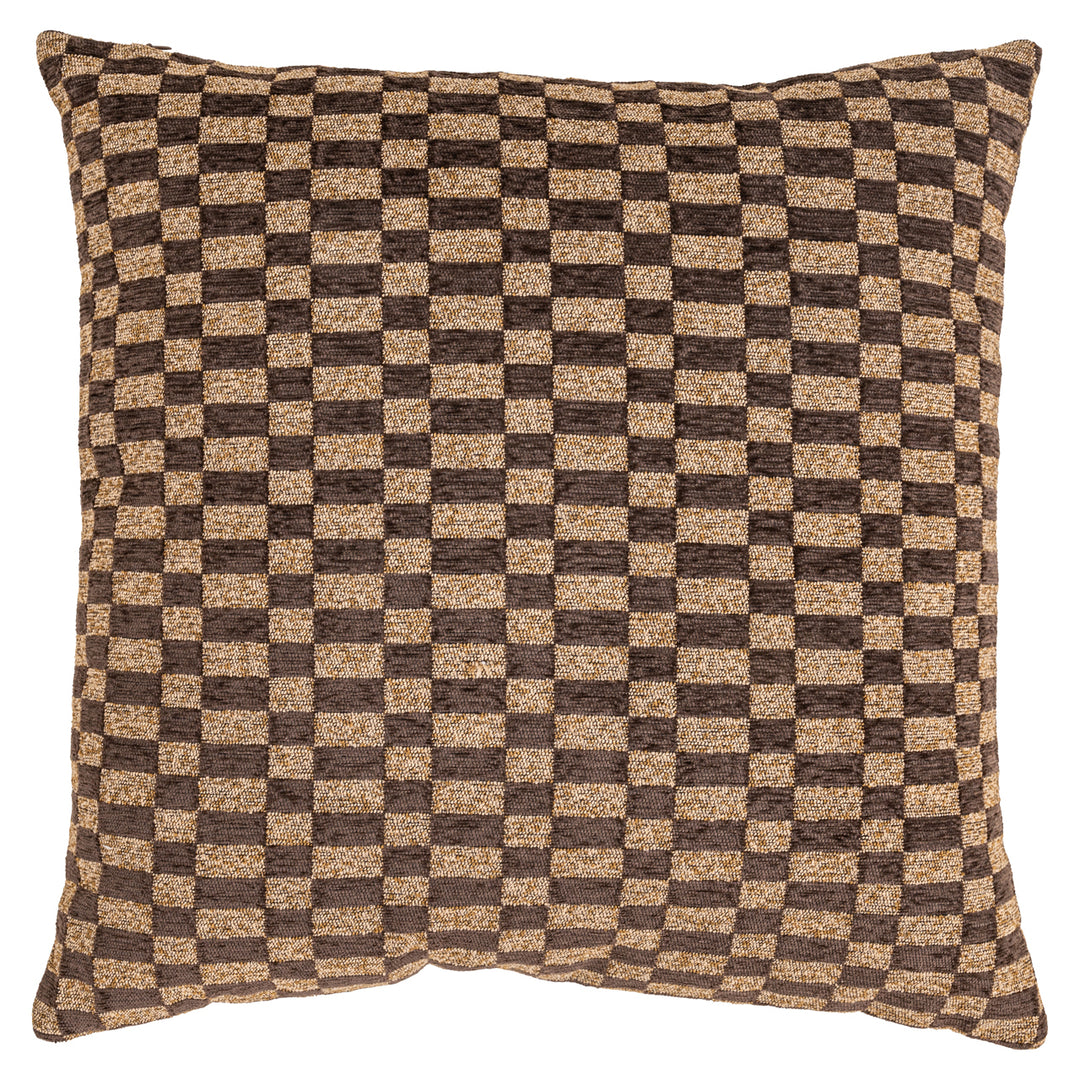 Remi Rectilinear Cushion - Brown