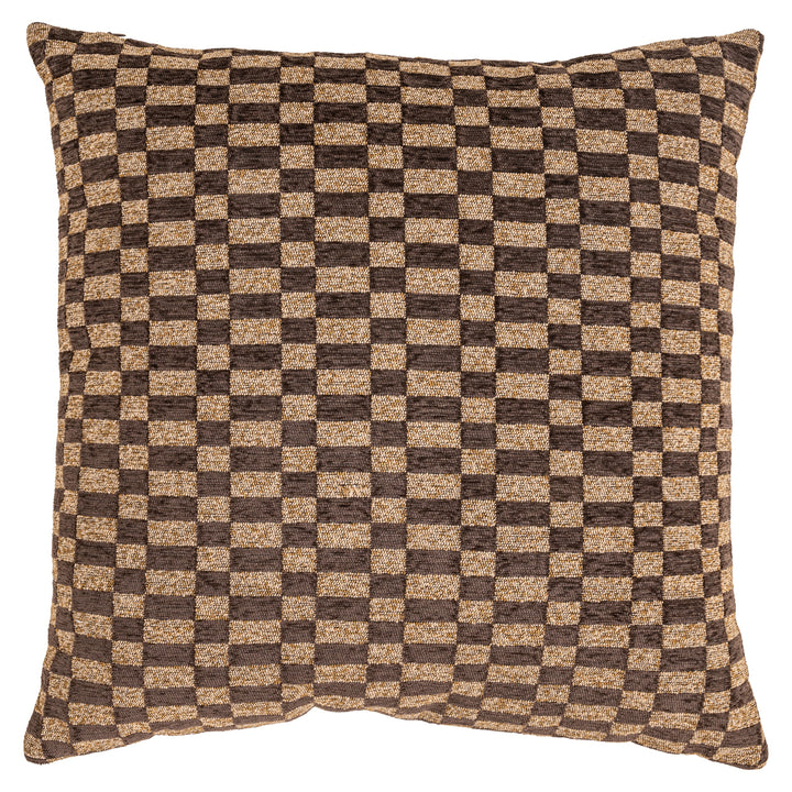 Remi Rectilinear Cushion - Brown