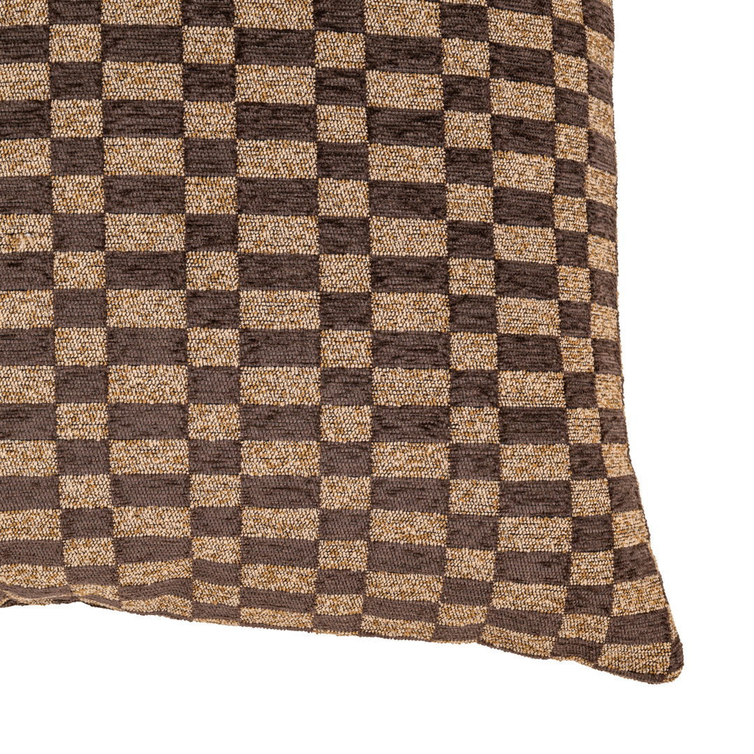 Remi Rectilinear Cushion - Brown