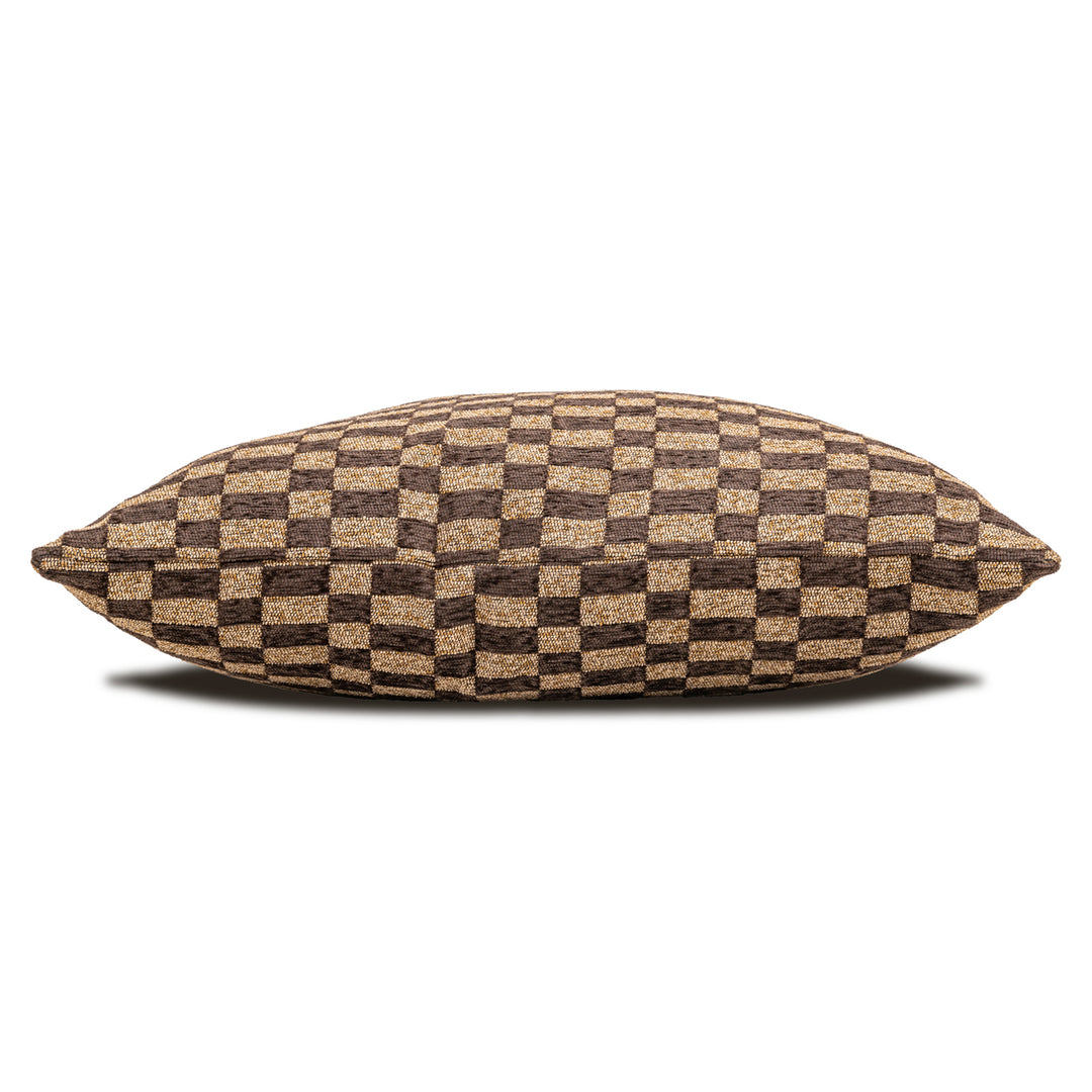 Remi Rectilinear Cushion - Brown