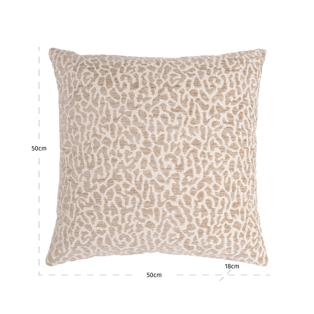 Noa Cushion - Beige Leopard