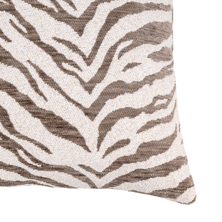 Tara Cushion - Taupe Tiger