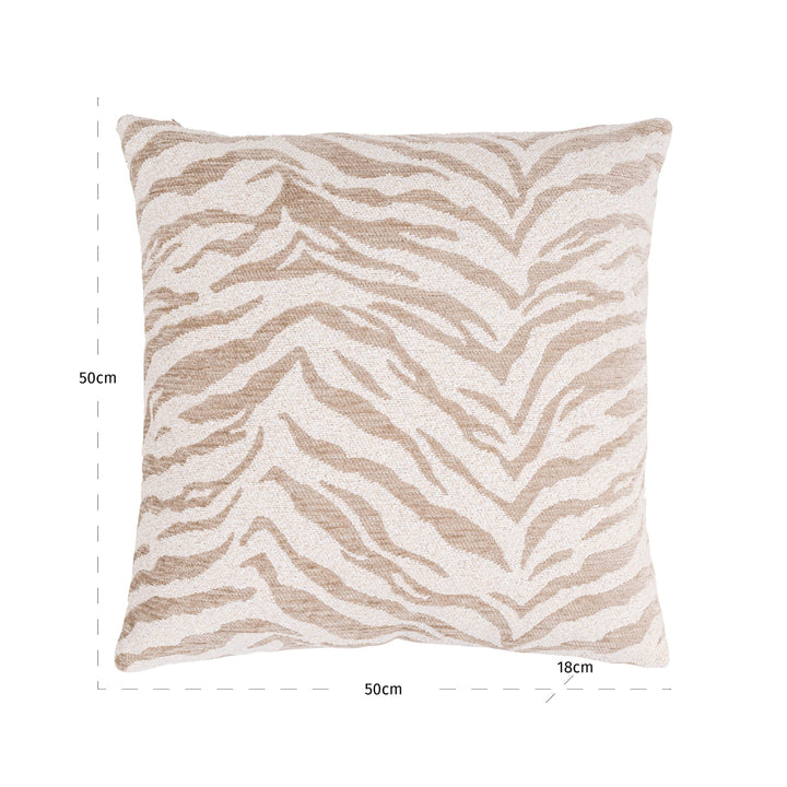 Eliza Cushion - Beige Tiger