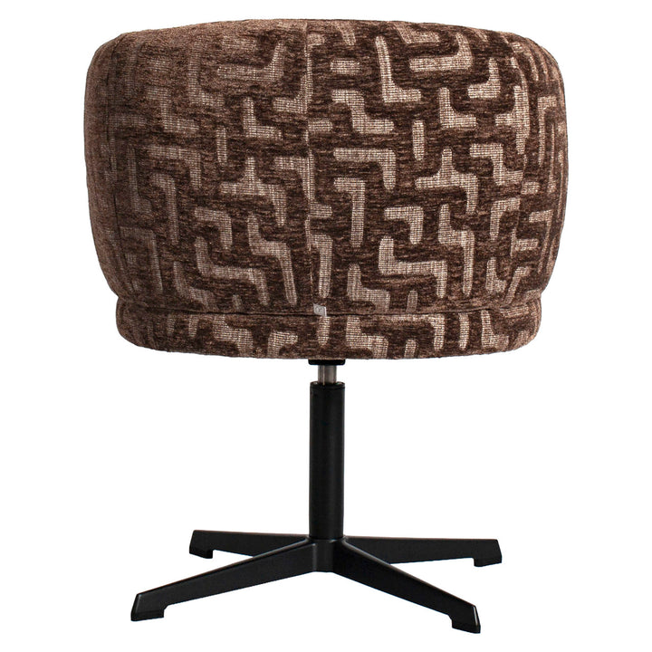 Dinan Dining Chair - Brown Labyrinth