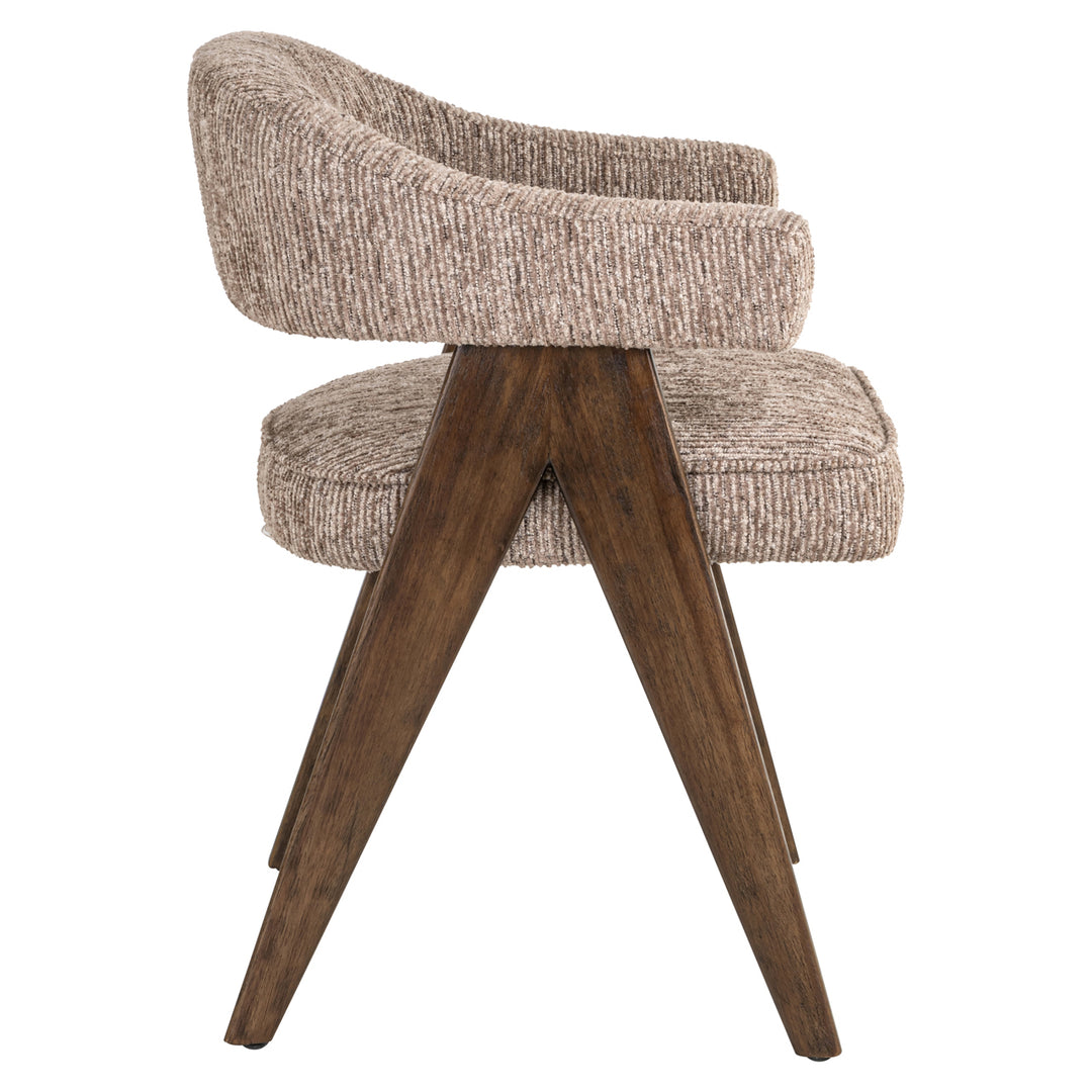 Mori Dining Chair - Mocca Linear