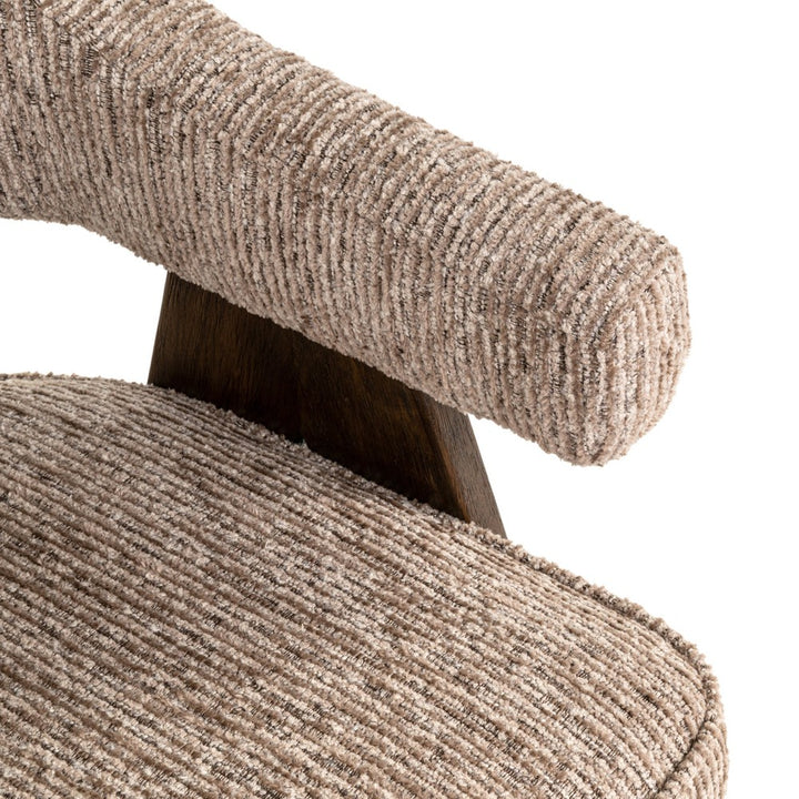 Mori Dining Chair - Mocca Linear