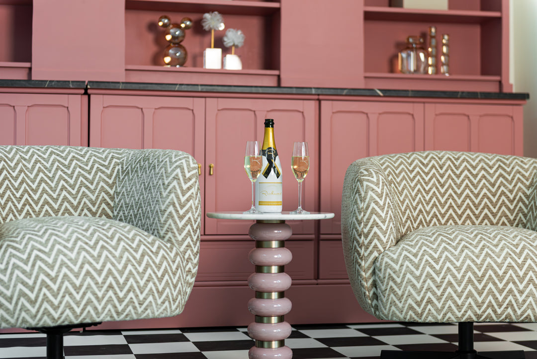 Villeray End Table - Pink