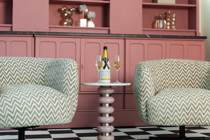 Villeray End Table - Pink