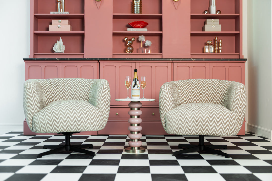 Villeray End Table - Pink