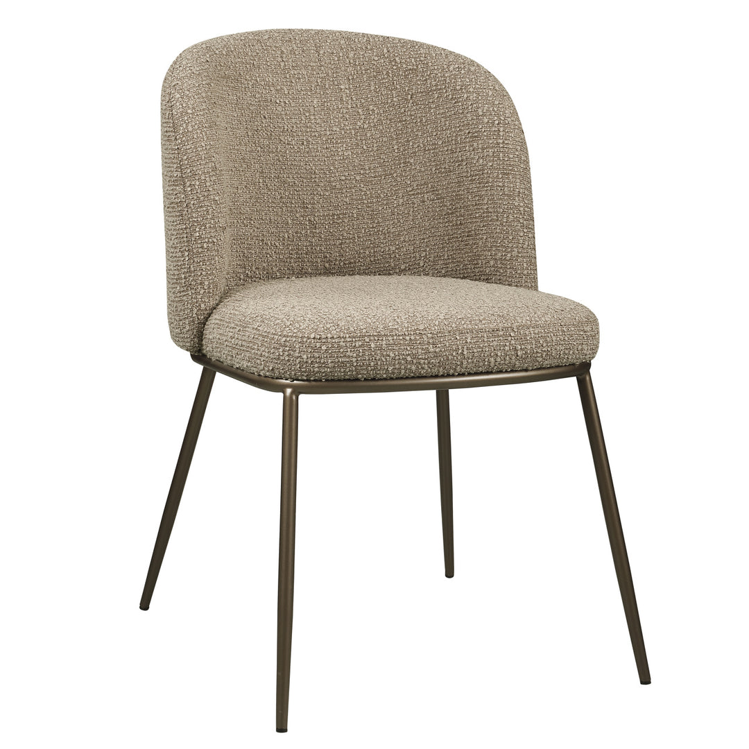 Elvi Set of 2 Dining Chairs - Mocca Chunky