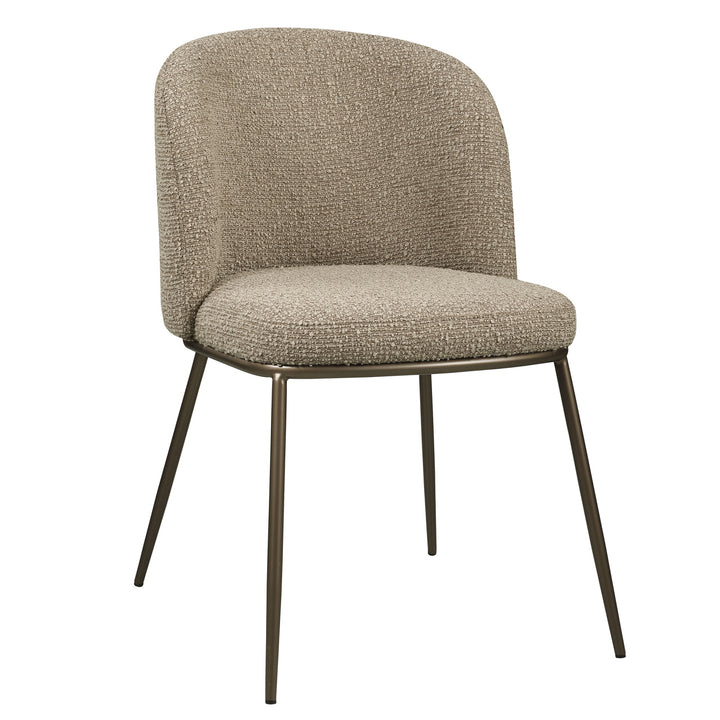 Elvi Set of 2 Dining Chairs - Mocca Chunky