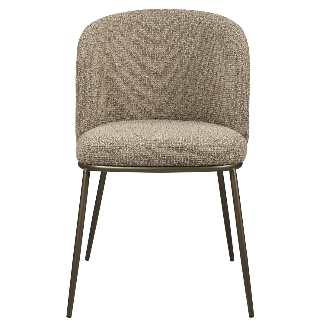 Elvi Set of 2 Dining Chairs - Mocca Chunky