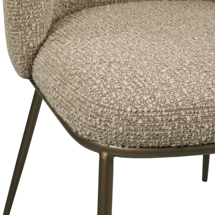 Elvi Set of 2 Dining Chairs - Mocca Chunky
