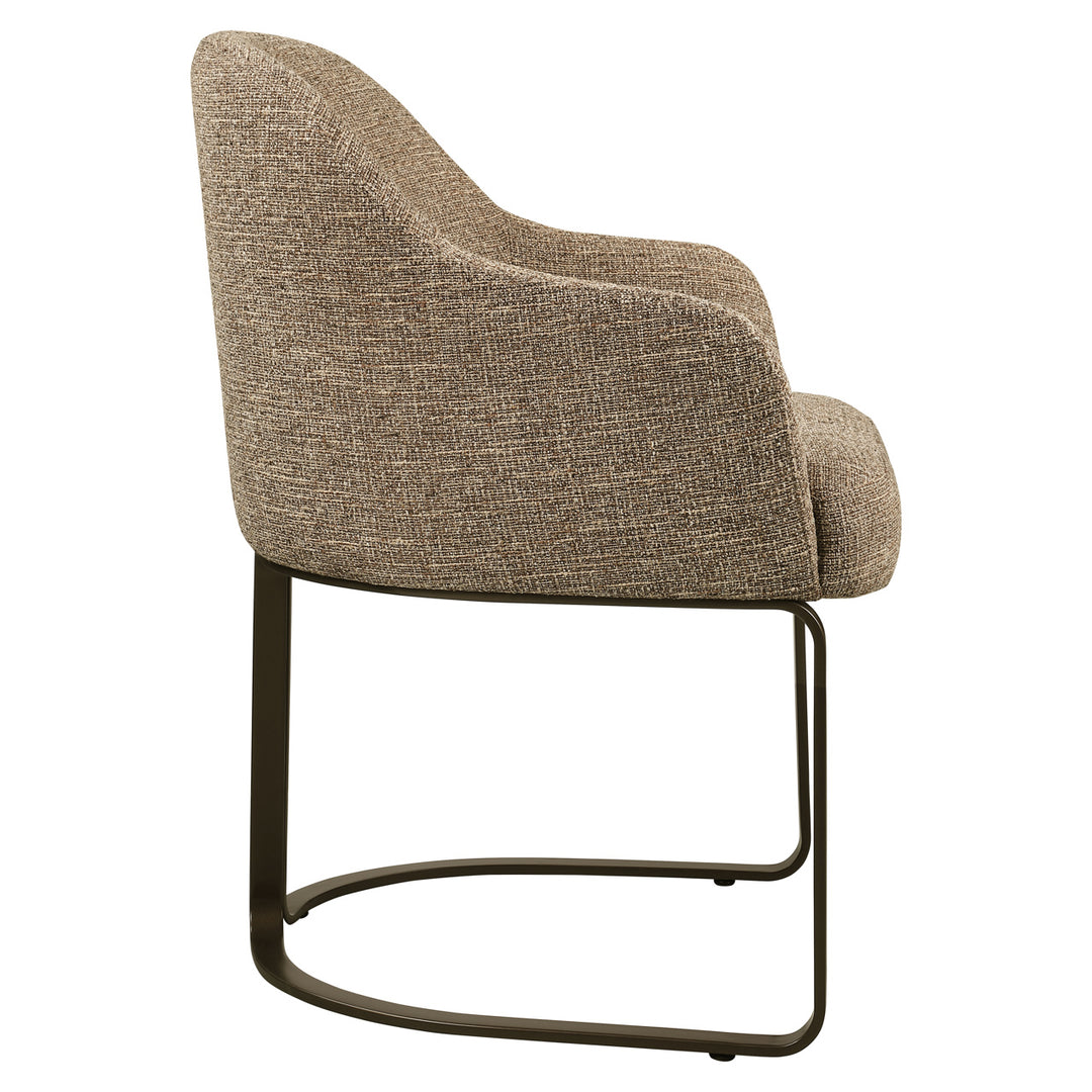 Hadley Dining Chair - Brown Tweed