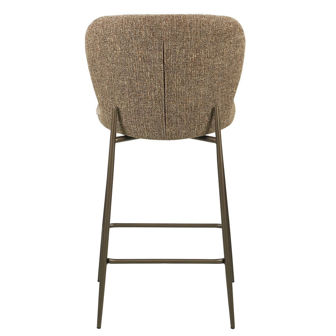Odarby Counter Stool - Brown Tweed