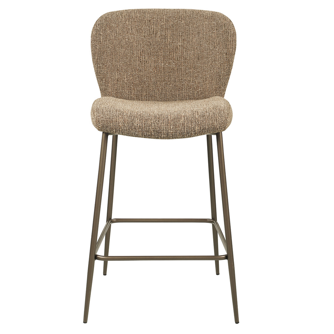 Odarby Counter Stool - Brown Tweed