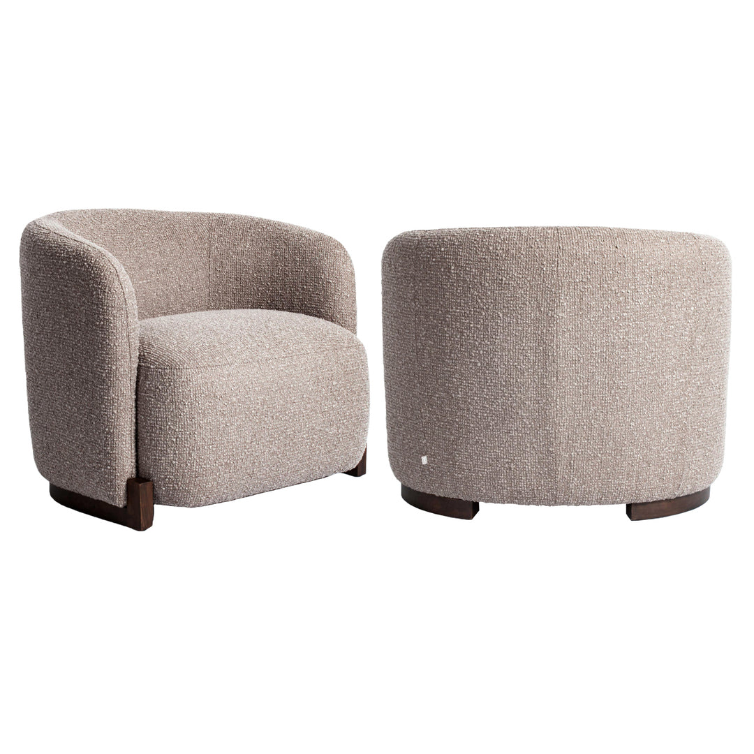 Hannah Lounge Chair - Mocca Chunky